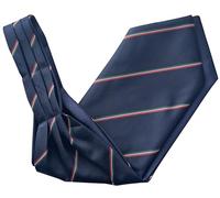 Great British Tie Club Men's Merchant Navy Regimental Striped Ascot Cravat