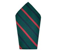 Great British Tie Club Men's Royal Green Jackets Handkerchief 12 inch Pocket Square