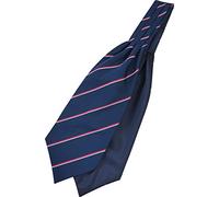 Great British Tie Club Royal Navy Regiment Woven Striped Ascot Cravat
