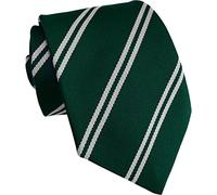 Great British Tie Club School Ties (14 Double Stripe Variations) (Bottle & White)