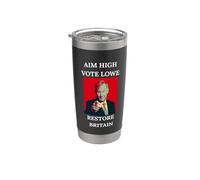 Great British UK Patriots United Kingdom AIM HIGH Vote Lowe Stainless Steel Insulated Tumbler