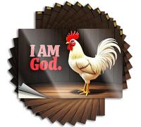 Great Bumper, Small Bottle I Am God. Printed On The Image. | Funny Quote Stone Decals(6X9CM)