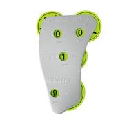 Great Call Athletics Baseball Umpire Count Indicator | Pro 4 Wheel Call Balls Strikes Outs Innings Dial Steel Optic Green, BSB-400