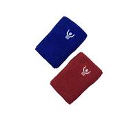 Great Call Athletics | Premium Wrestling Wrist Bands | Professional Red & Blue Set | Referee Official Coach | Tournament International Freestyle