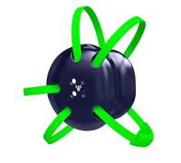 Great Call Athletics Wrestling Classic Headgear Earguard Adult Grappling Head Gear | Adjustable Ear Guards Neon Green Straps (Navy w/ Neon Green Straps)