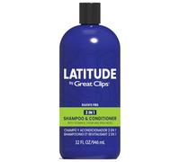 GREAT CLIPS Latitude 2-in-1 Shampoo and Conditioner Set with Shampoo and Conditioner for Men, Promotes Full, Healthy Hair, 800 ml