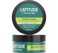 GREAT CLIPS Latitude Molding Cream Hair Gel for Men Low to Medium Hold + Low Shine 500ml + Enhanced Styling Cream