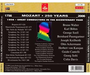 GREAT CONDUCTORS IN THE BICENTENARY YEAR 1956 NEW CD