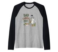 Great Dad Appreciation, Daddy the Gardener, Best Papa Raglan Baseball Tee