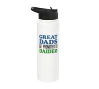 Great Dads Get Promoted to Daideo Irish Grandpa Stainless Steel Insulated Water Bottle