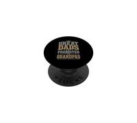 Great Dads Get Promoted To Grandpas Fathers Day New Gramps PopSockets Adhesive PopGrip