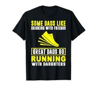 Great Dads Running With Daughters Fathers Day Gift Tshirt T-Shirt