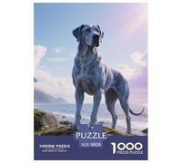 Great Dane, 1000-piece Jigsaw, Relaxing And Visually Stunning Pastime, Perfect for Gifting Or Home Decoration, Suitable for Ages 8+, Pet Dog, 38x26cm/1000pcs