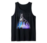 Great Dane Big Roller Bowling Dog Design Tank Top