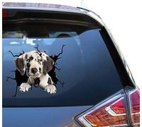 Great Dane Decals Tumblers Great Dane Sticker Uncropped Funny Memes Bumper Tractor Stickers for Moms Funny Face Vynal SUV Atickers