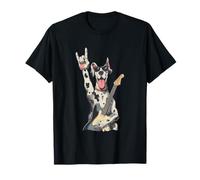 Great Dane Dog Guitar Solo Rockstar Rock Metal Graphic Sharp T-Shirt