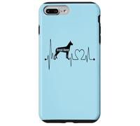 Great Dane Dog Heartbeat EKG Pulse My Dogs Are My Cardio Case for iPhone 7 Plus/8 Plus