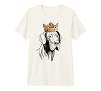 Great Dane Dog Wearing Crown Premium T-Shirt