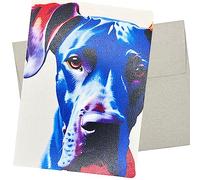 Great Dane Greeting Card (7X5 Inches and Blank for All Occasions) for Dog Birthday, Get Well Wishes, Thinking of You or even a Wedding or Anniversary Card - 165