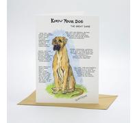 Great Dane Greeting Card by Dick Twinney