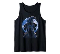 Great Dane Halloween Wizard Dog Witchy Spooky Season Tank Top