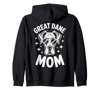 Great Dane Mom Funny Great Dane Zip Hoodie