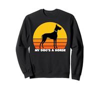 Great Dane Owner, Funny Great Dane Mom, My Dog's A Horse Sweatshirt