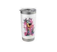 Great Dane Peace Graffiti Pop Character Graphic Art Dog Stainless Steel Insulated Tumbler
