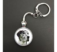 Great Dane Pendant On A Snake Keyring Ideal Birthday Gift N724