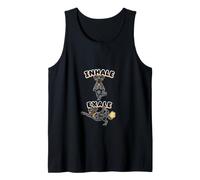Great Dane Practicing Yoga Inhale - exale DIGOR Funny Tank Top