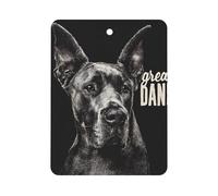 Great Dane Printed Car Air Fresheners Long Lasting Hanging Ocean Scented Cards Tablets for Closet Bathroom