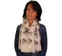 Great Dane scarf with dogs on - Hand Printed in the UK - Great Dane gifts for women