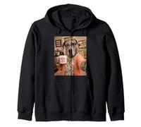 Great Dane Selfie Humor Mom Mama Mommy Love Appreciation Zip Hoodie