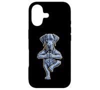 Great Dane Yoga Puppy Dog Funny Dogs Tree Pose Vrikshasana Case for iPhone 17