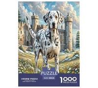 Great Dane1000Pieces JigsawPuzzles KidsforAdult Challenging LargePiecePuzzles Age12+byth Challenging The Impossible Difficult Game Fun, Challenging 38x26cm/1000pcs