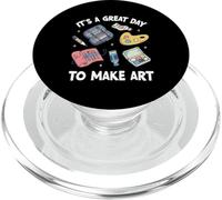 Great Day to Make Art Teacher Artist PopSockets PopGrip for MagSafe