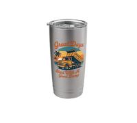 Great Days Start with A Good Dump Funny Dumptruck Stainless Steel Insulated Tumbler