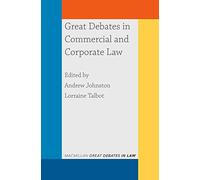 Great Debates in Commercial and Corporate Law: 12