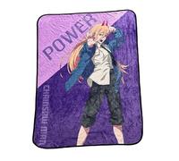 Great Eastern Entertainment Chainsaw Man - Power Art Solo Throw Blanket 46" W x 60" H