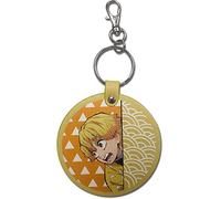 Great Eastern Entertainment Demon Slayer - Zenitsu Agatsuma PU Circle Keychain, Multi, One size