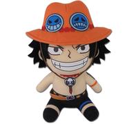 Great Eastern Entertainment One Piece- Ace Sitting Pose Plush 7"" H