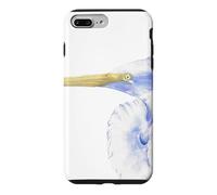 great egret watercolor bird wildlife portrait Case for iPhone 7 Plus/8 Plus
