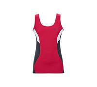 Great Escapes Merapi Women's Tank Top, Womens, Cami Shirt, 129D002, Persian Red/Vulcan/Quarry, XL
