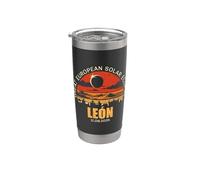 Great European Solar Eclipse León 12.08.2026 Stainless Steel Insulated Tumbler