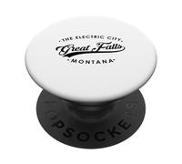 Great Falls Montana MT The Electric City for Men Women. PopSockets Adhesive PopGrip