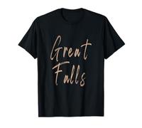 Great Falls Montana Vintage Elegant Design T-Shirt