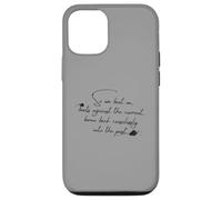 Great Gatsby Quote “So We Beat On” Manuscript Typography Case for iPhone 12/12 Pro