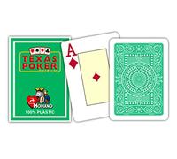 TEXAS POKER HOLD EM DARK GREEN PLAYING CARDS MODIANO JUMBO INDEX POKER SIZE NEW