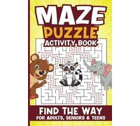 Great Gift Idea: Puzzle Books, Maze Books, and Activity Books: Grab your colored pencils and get ready for hours of screen-free entertainment with this collection of fun and challenging mazes.