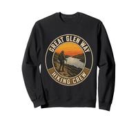 Great Glen Way Hiking Crew Hiker Squad Group Gift Retro Sweatshirt